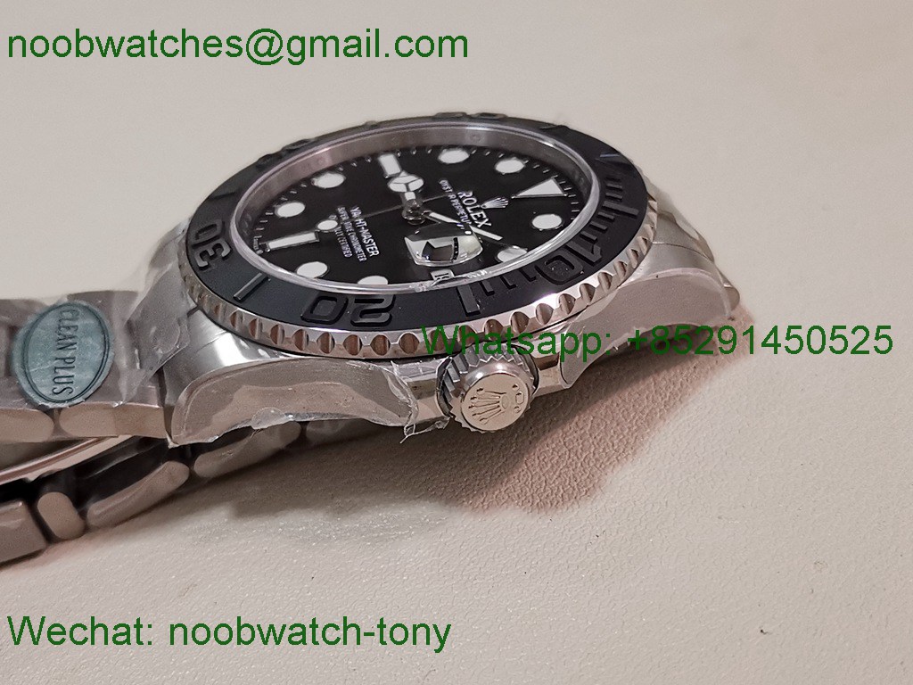 Replica Rolex Yacht-Master 226627 Titanium Clean Plus 1:1 Best SuperClone Black Dial DD3235