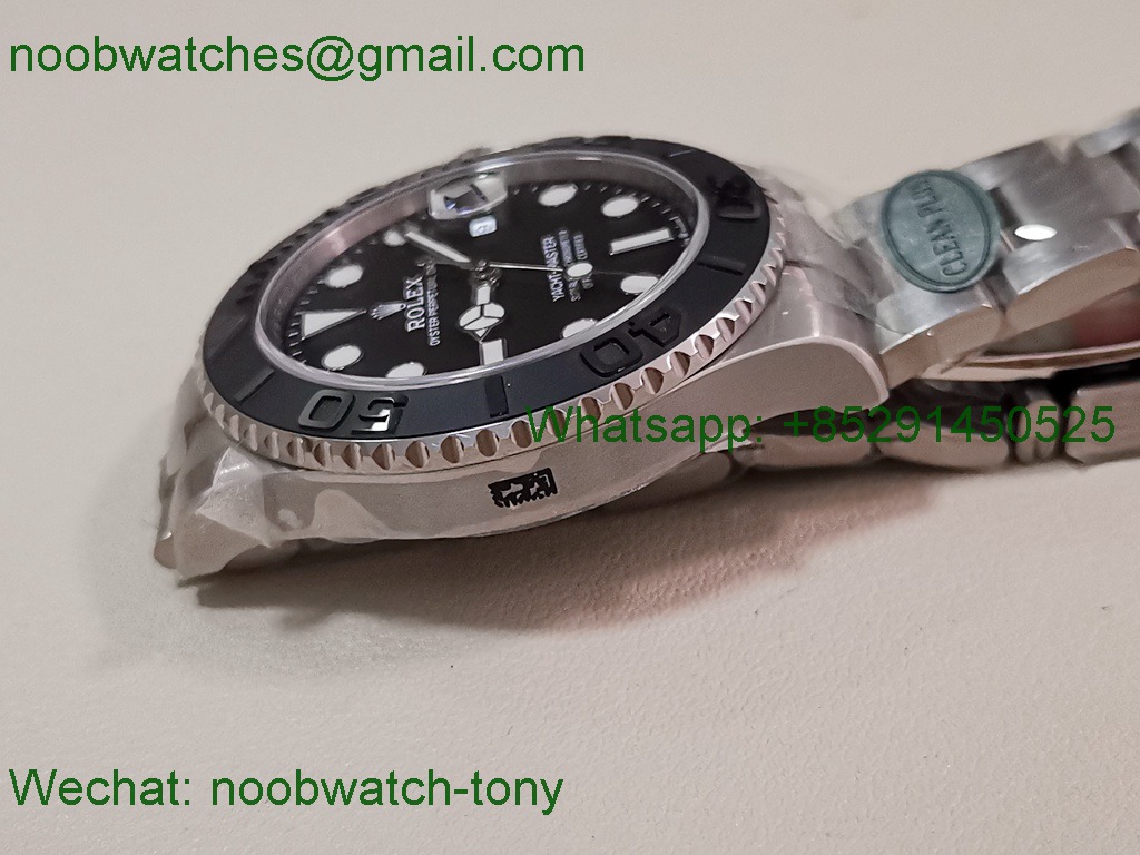 Replica Rolex Yacht-Master 226627 Titanium Clean Plus 1:1 Best SuperClone Black Dial DD3235