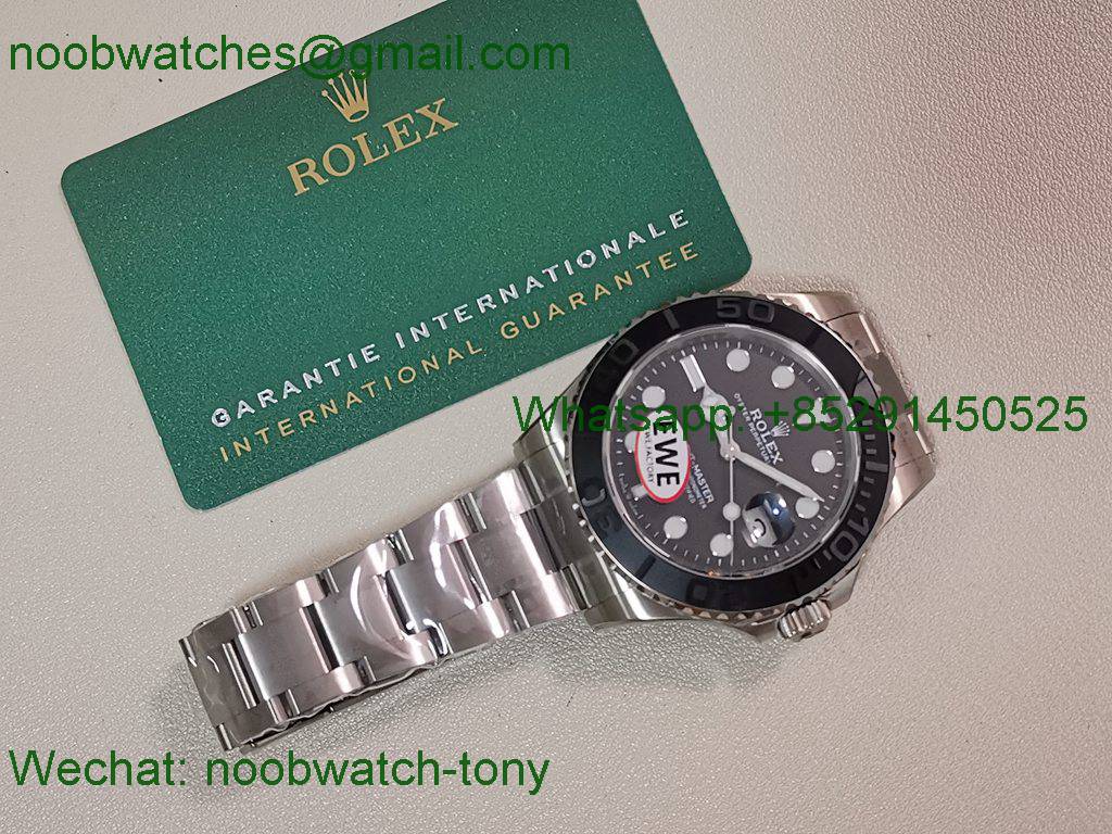 Replica Rolex Yacht-Master 226627 Titanium EWE Factory Best Black Dial EW3235