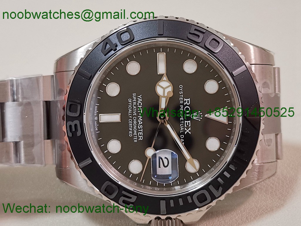 Replica Rolex Yacht-Master 226627 Titanium EWE Factory Best Black Dial EW3235