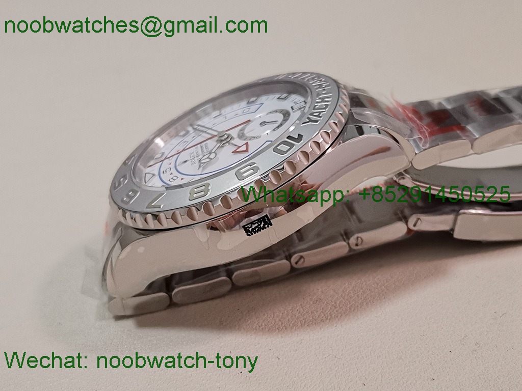 Replica Rolex YachtMaster II 116689 KF 1:1 Best White Dial A7750