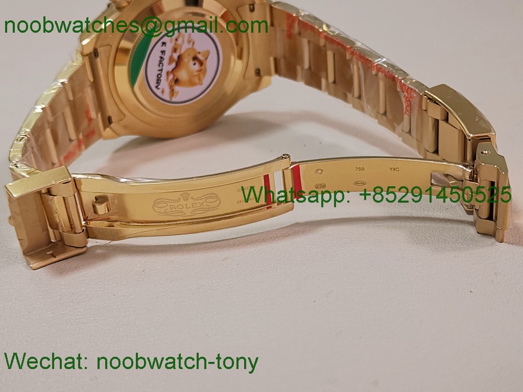 Replica Rolex YachtMaster II 116688 Blue Ceramic Yellow Gold KF 1:1 Best White Dial A7750