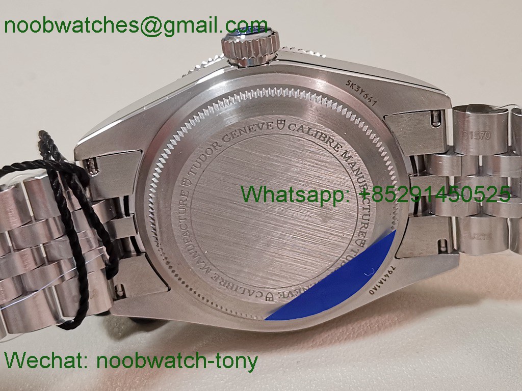 Replica TUDOR Black Bay 41mm ZF 1:1 Best SuperClone Black Dial SS Bracelet A2824