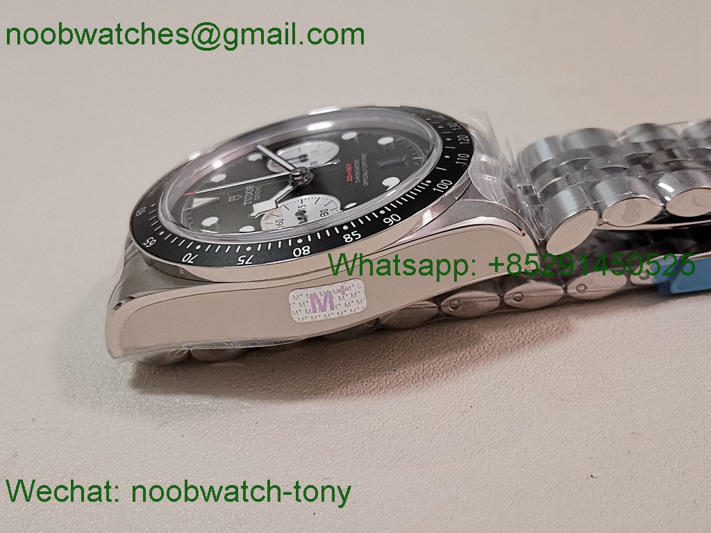 Replica TUDOR Black Bay Chrono M79360N M+F 1:1 Best SuperClone Black Dial DD7750