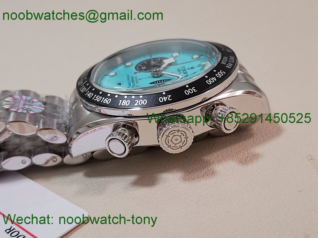 Replica TUDOR Black Bay Chrono BLSF 1:1 Best SuperClone Tiffany Blue Dial A7750