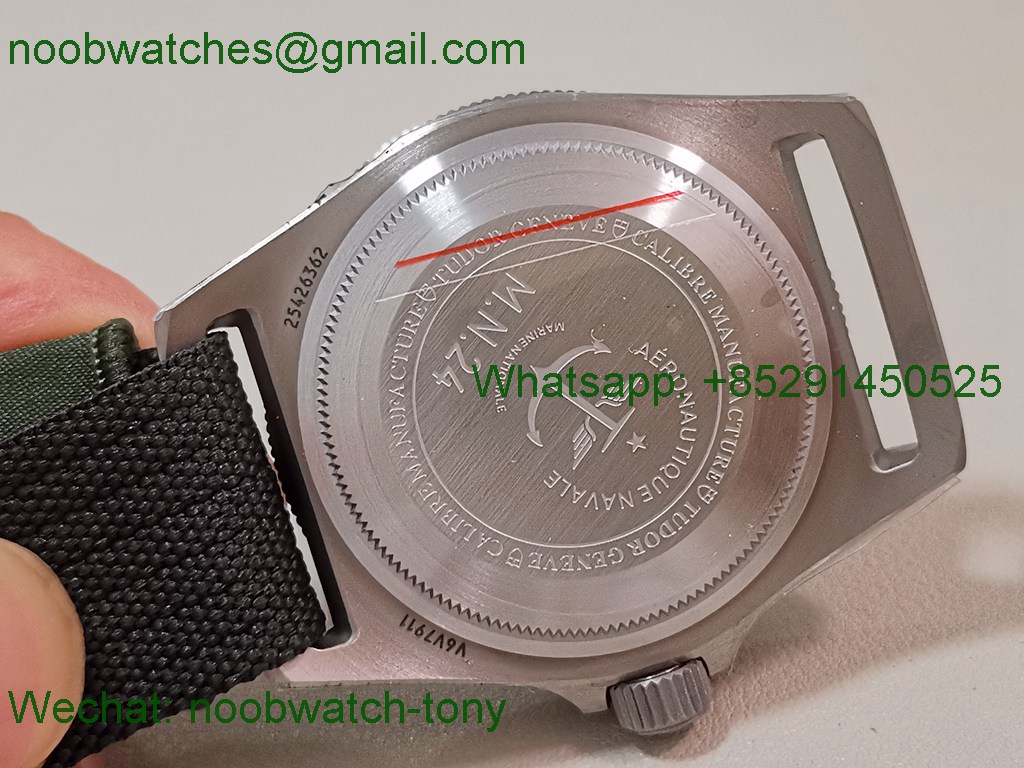Replica TUDOR Pelagos M2542G247NU-0002 Titanium B12 1:1 Best SuperClone Black Dial Nylon Strap