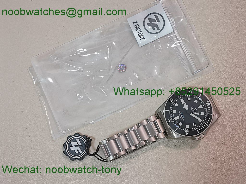 Replica TUDOR Pelagos M2543C1A 43mm Black Ceramic Titanium V2 ZF 1:1 Best SuperClone 2824