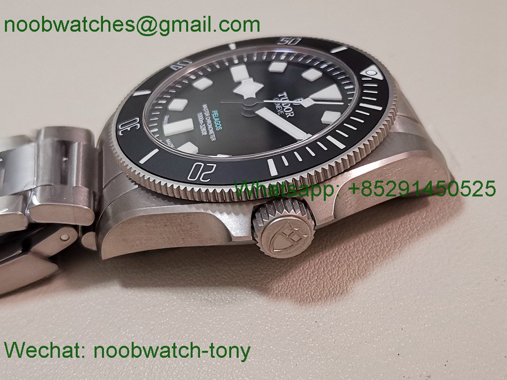 Replica TUDOR Pelagos M2543C1A 43mm Black Ceramic Titanium V2 ZF 1:1 Best SuperClone 2824