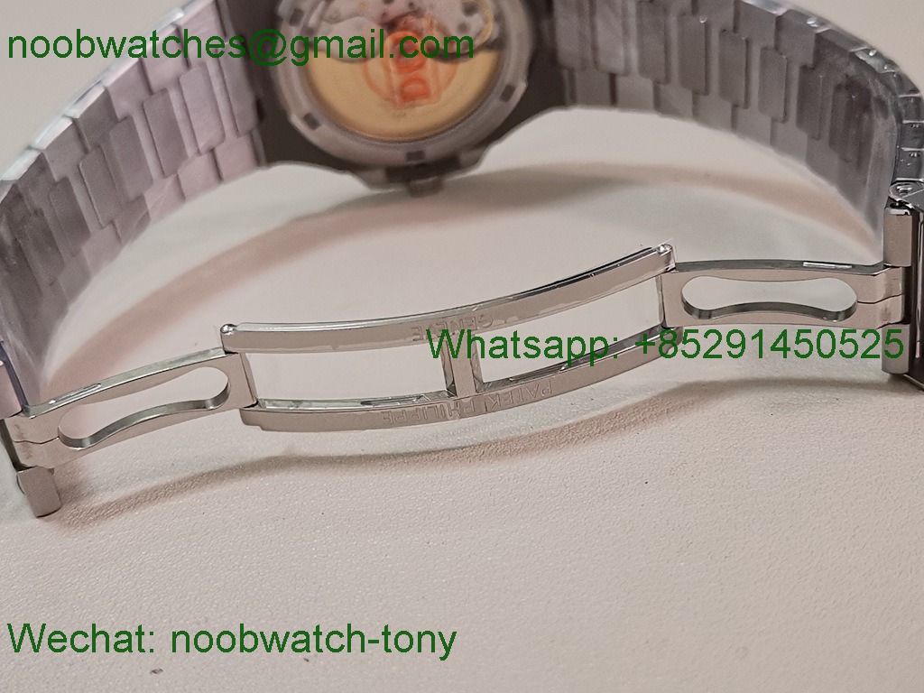 Replica Patek Philippe Nautilus Jumbo 5711 Green Dial Diamond Bezel DDF 1:1 SuperClone Best DD324