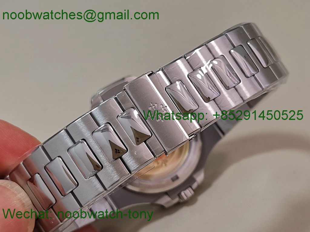 Replica Patek Philippe Nautilus Jumbo 5711 Green Dial Diamond Bezel DDF 1:1 SuperClone Best DD324