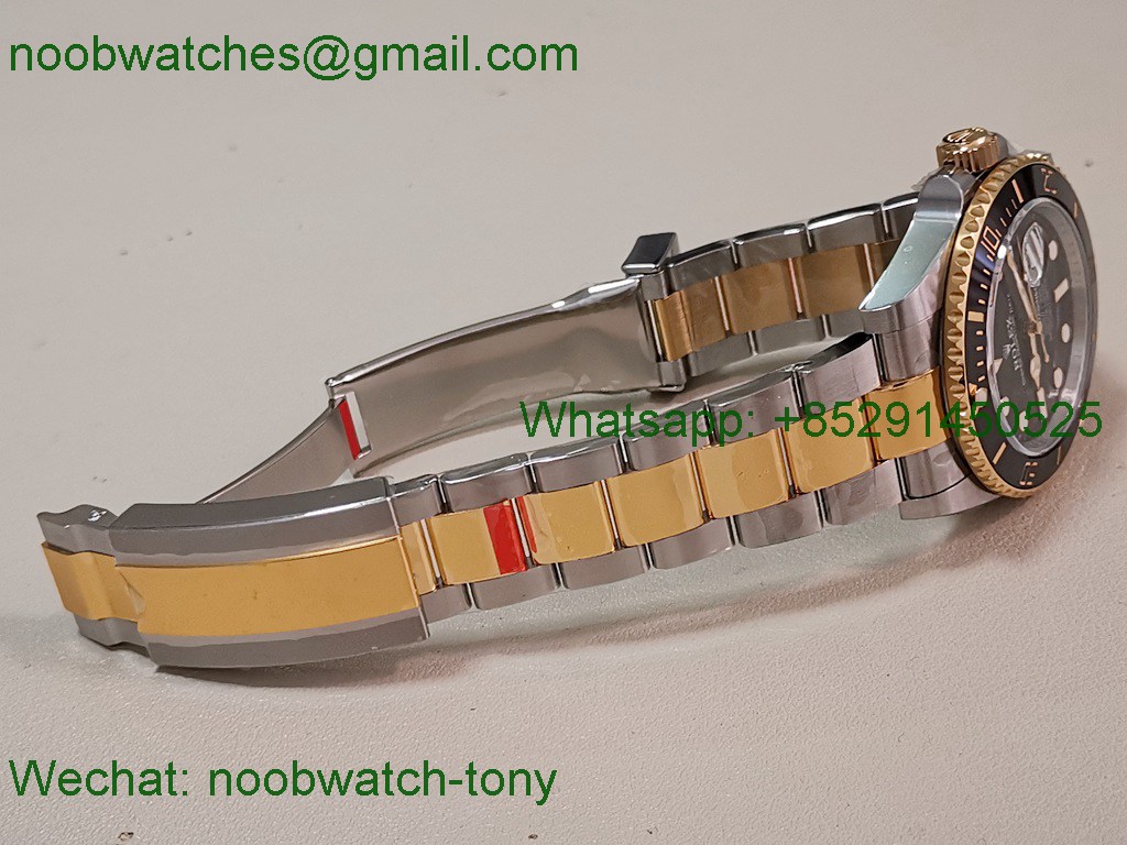Replica Rolex Submariner 126613 LN Black Gain Weight V2 VSF 1:1 Best SuperClone SS Yellow Gold