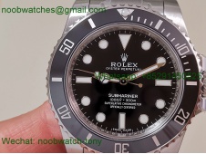 Replica Rolex Submariner 114060 Black Ceramic No Date VSF 1:1 Best SuperClone VS3130