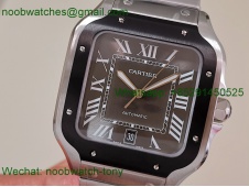 Replica Cartier Santos Mens XL Large Grey Dial BVF Best SuperClone MY9039