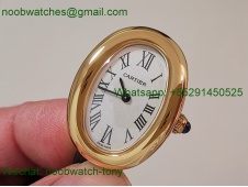 Replica Cartier Baignoire Watch Yellow Gold AF 1:1 SuperClone Best White Dial Swiss Quartz