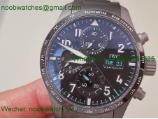 Replica IWC Pilot Chrono AMG IW388305 Sandblasting BLS SuperClone Best Black Dial 