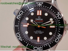 Replica OMEGA Seamaster 300M Diver Orange VSF 1:1 Best SuperClone Black Dial Mesh Bracelet 8806
