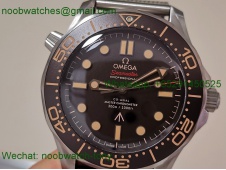 Replica OMEGA Seamaster 300 No Time to Die Titanium V7 VSF 1:1 Best SuperClone 8806 (Free Nato)