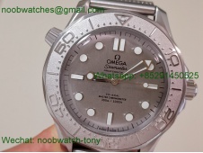 Replica OMEGA Seamaster 300M 42mm Titanium VSF 1:1 Best SuperClone Gray Dial Mesh Bracelet 8806