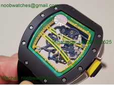 Replica Richard Mille RM061 Black Ceramic ZF 1:1 Best SuperClone On Rubber RMUL2
