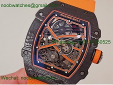 Replica Richard Mille RM67-02 McLaren Black NTPT Umi Factory 1:1 Best SuperCLone Orange Skeleton CRMA7 V2