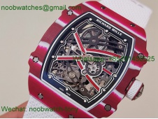 Replica Richard Mille RM67-02 Mutaz Red NTPT Umi Factory 1:1 Best SuperClone Skeleton Dial CRMA7 V2