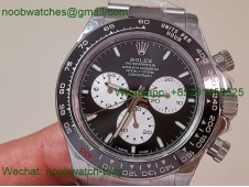 Replica Rolex Daytona 126529 Lemans Black White Dial 904L QF V6 SH4132 Best SuperCLone Heavy Gain Weight