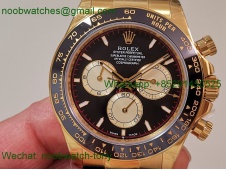 Replica Rolex Daytona 126518 Yellow Gold Paul Newman Dial V10 QF 4131 Best SuperCLone Heavy Gain Weight