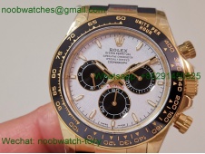 Replica Rolex Daytona 126518 Yellow Gold Gain Weight Heavy V11 QF 1:1 Best SuperClone Meteorite Dial SH4131
