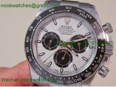 Replica Rolex Daytona 126518 White Gold Gain Weight Heavy V11 QF 1:1 Best SuperClone Meteorite Dial SH4131