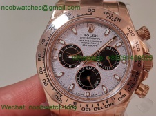 Replica Rolex Daytona 116505 QF 1:1 Best SuperClone Meteorite Dial SH4130 V5 Heavy Gain Weight
