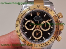 Replica Rolex Daytona 126503 SS Yellow Gold Heavy Gain Weight VSF 1:1 Best SuperClone Black Dial DD4131