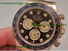 Replica Rolex Daytona 126515 Yellow Gold Black Dial CBD Factory 4131 Heavy Gain Weight Best SuperClone