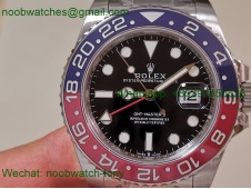 Replica Rolex GMT II 126710 BLRO Pepsi Blue Red Bezel VSF Best SuperClone Oyster DD3285 V3