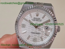 Replica Rolex Land Dweller 127386 ESF White Dial A7135 Best SuperClone 