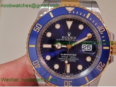 Replica Rolex Submariner 126613 LB Blue Gain Weight V2 VSF 1:1 Best SuperClone SS Yellow Gold