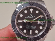 Replica Rolex Yacht-Master 226627 Titanium Clean Plus 1:1 Best SuperClone Black Dial DD3235