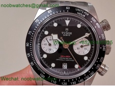 Replica TUDOR Black Bay Chrono M79360N M+F 1:1 Best SuperClone Black Dial DD7750