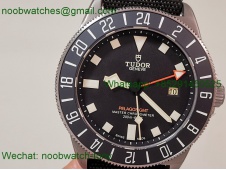 Replica TUDOR Pelagos M2542G247NU-0002 Titanium B12 1:1 Best SuperClone Black Dial Nylon Strap