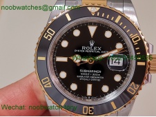 Replica Rolex Submariner 126613 LN Black Gain Weight V2 VSF 1:1 Best SuperClone SS Yellow Gold