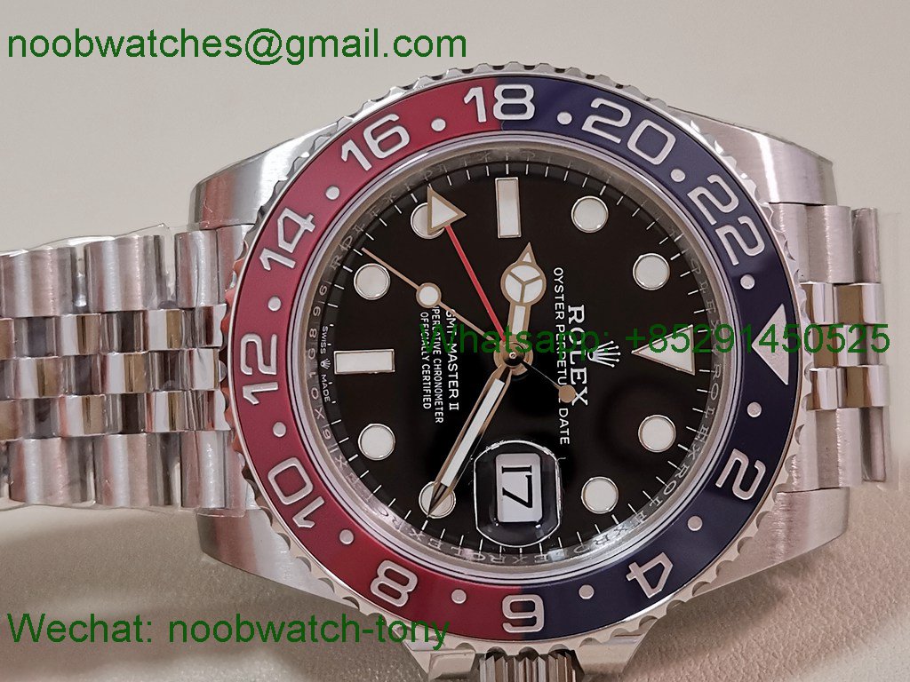 Replica Rolex GMT II 126710 BLRO 904L VSF Best SuperClone Jubilee DD3285 V3